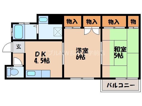 宝町駅 徒歩7分 1階の物件間取画像